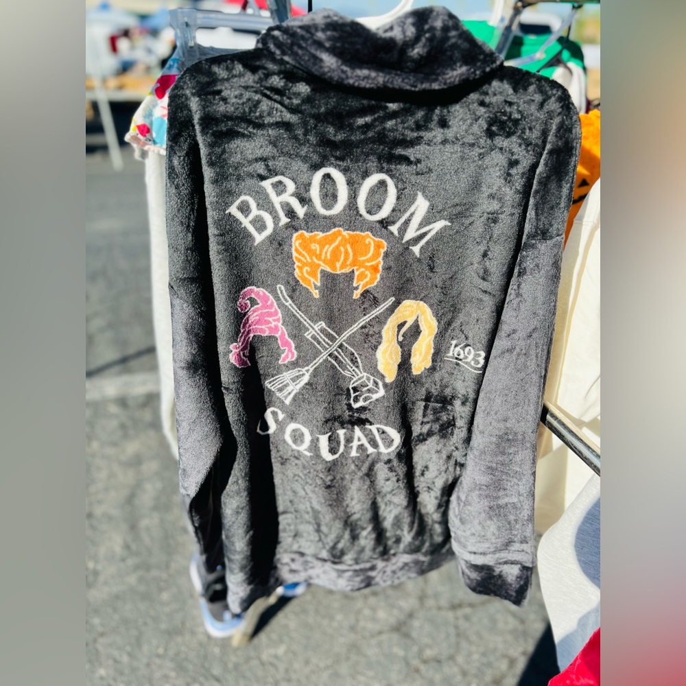 Hocus pocus Fleece button up sweater